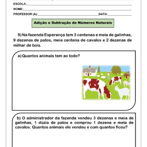 Só Escola - ATIVIDADES DE MATEMÁTICA 2° ANO PARA IMPRIMIR