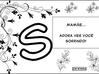 Alfabeto Ilustrado Dia das Mães