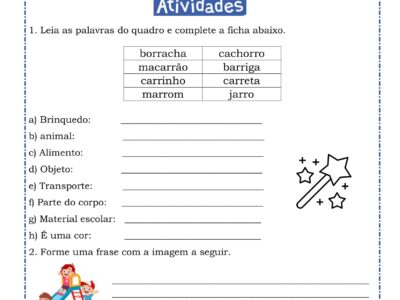 61 Atividades de Português 3° ano (BNCC) – PDF