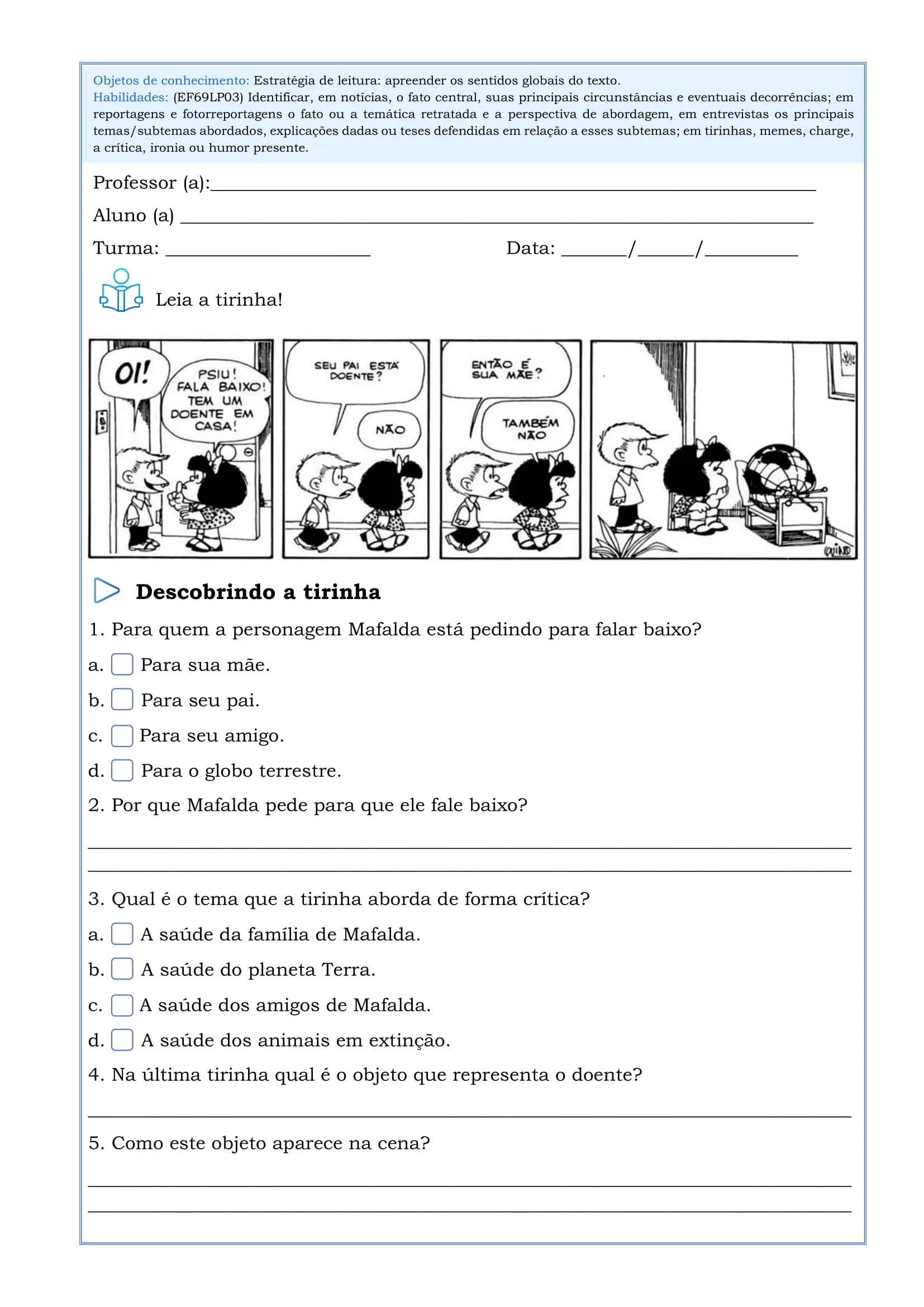 200 Atividades de Interpretação de Texto (6º ao 9º ano) - BNCC