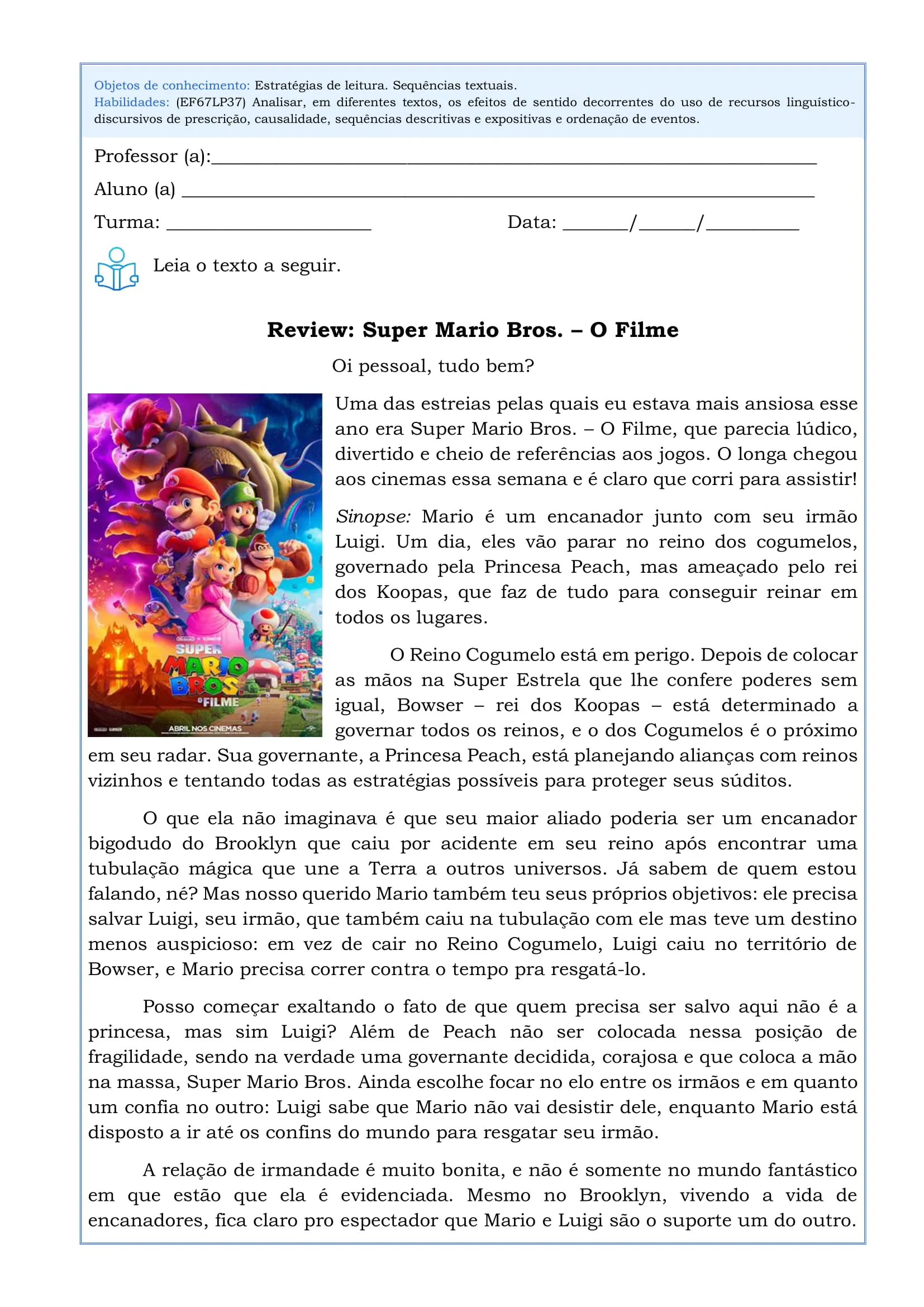 200 Atividades de Interpretação de Texto (6º ao 9º ano) - BNCC - Imagem 9