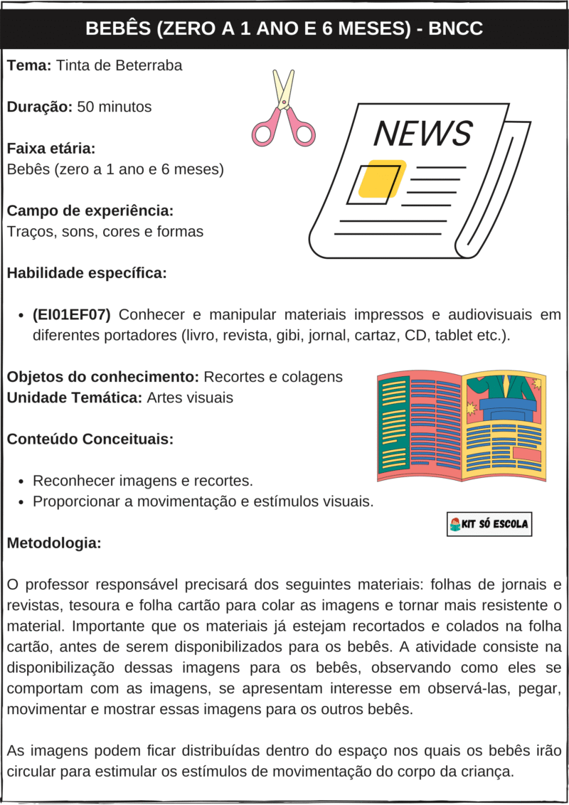 500 PLANOS DE AULA DIÁRIOS – BEBÊS (BNCC)