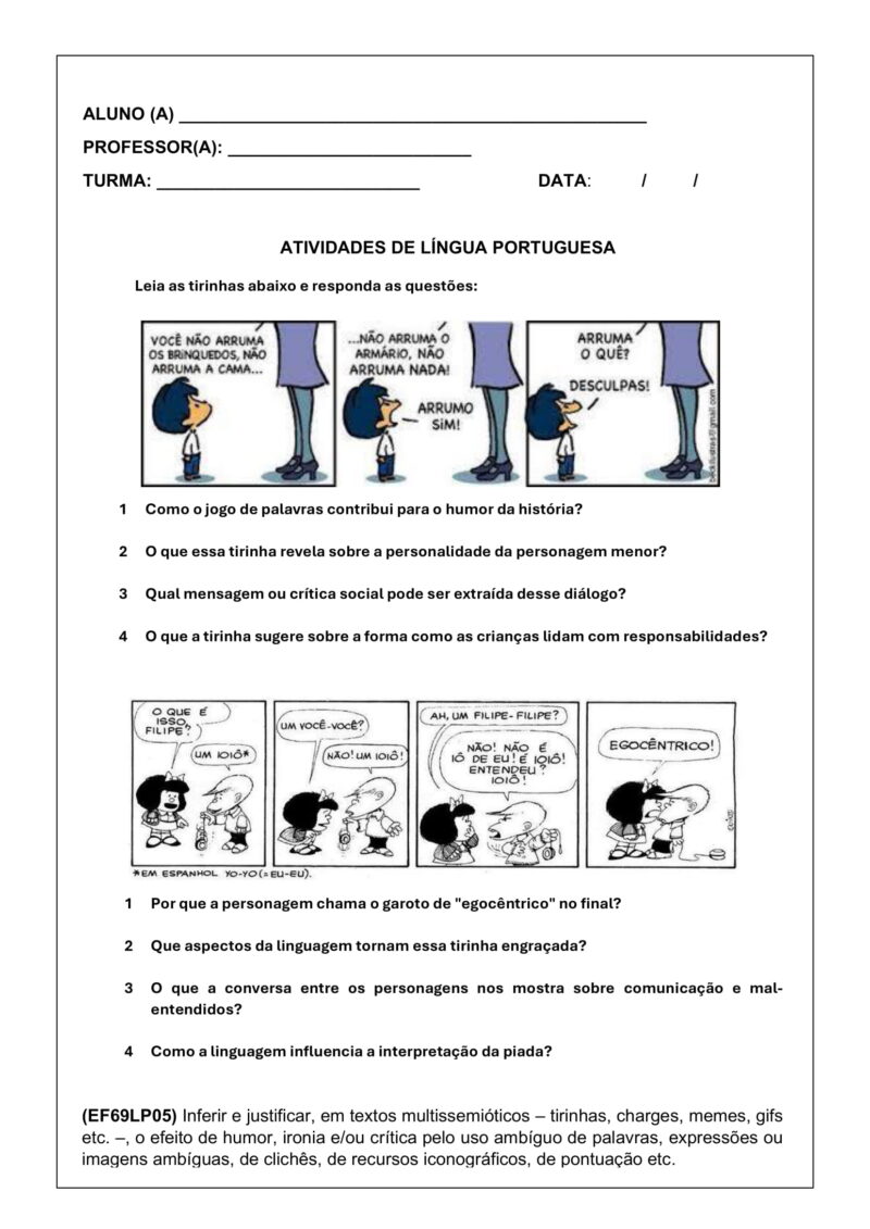 120 Atividades de Português (6º ao 9º ano)