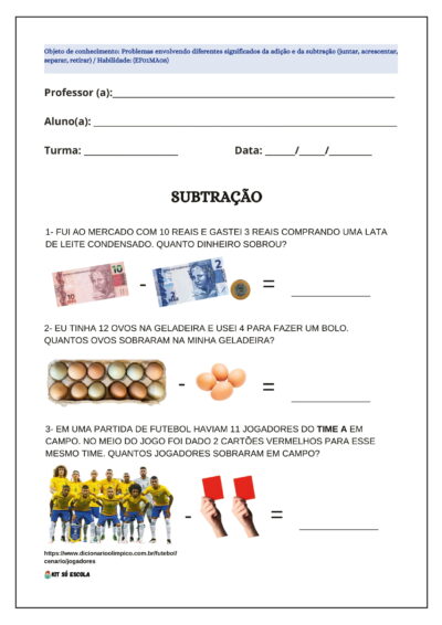 200 Atividades de Matemática para EJA – 1 ao 5 Ano BNCC – Material Editável e para Impressão