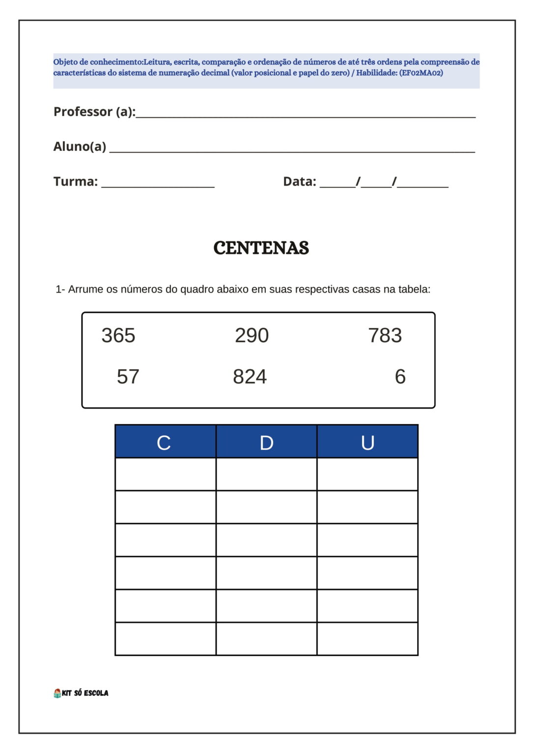 200 Atividades de Matemática para EJA - 1 ao 5 Ano BNCC - Material ...