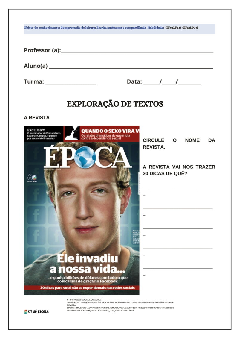 200 Atividades de Português para EJA BNCC – 1º ao 5º ano