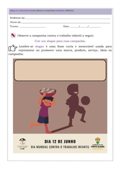 30 Atividades de Produção de Texto 3º Ano