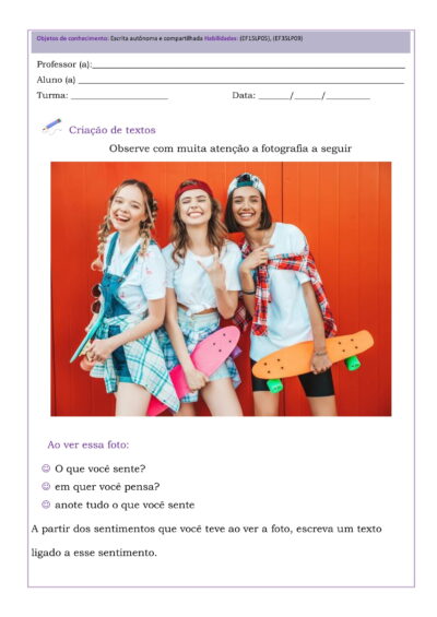30 Atividades de Produção de Texto 5º Ano