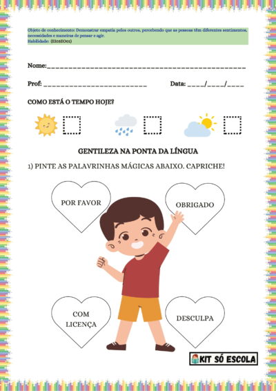 Atividades Educação Infantil BNCC (WORD)