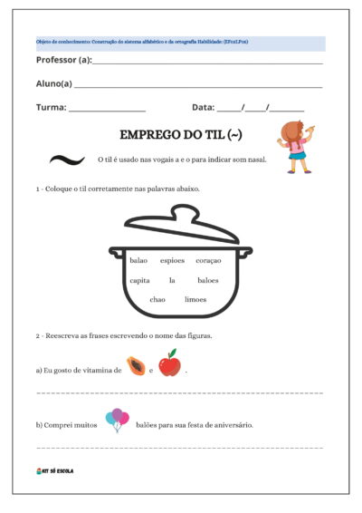 Atividades Bncc 2º ano - Fundamental 1 (WORD)