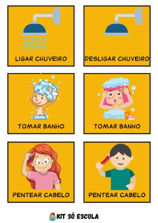 Cards de Rotina Diária