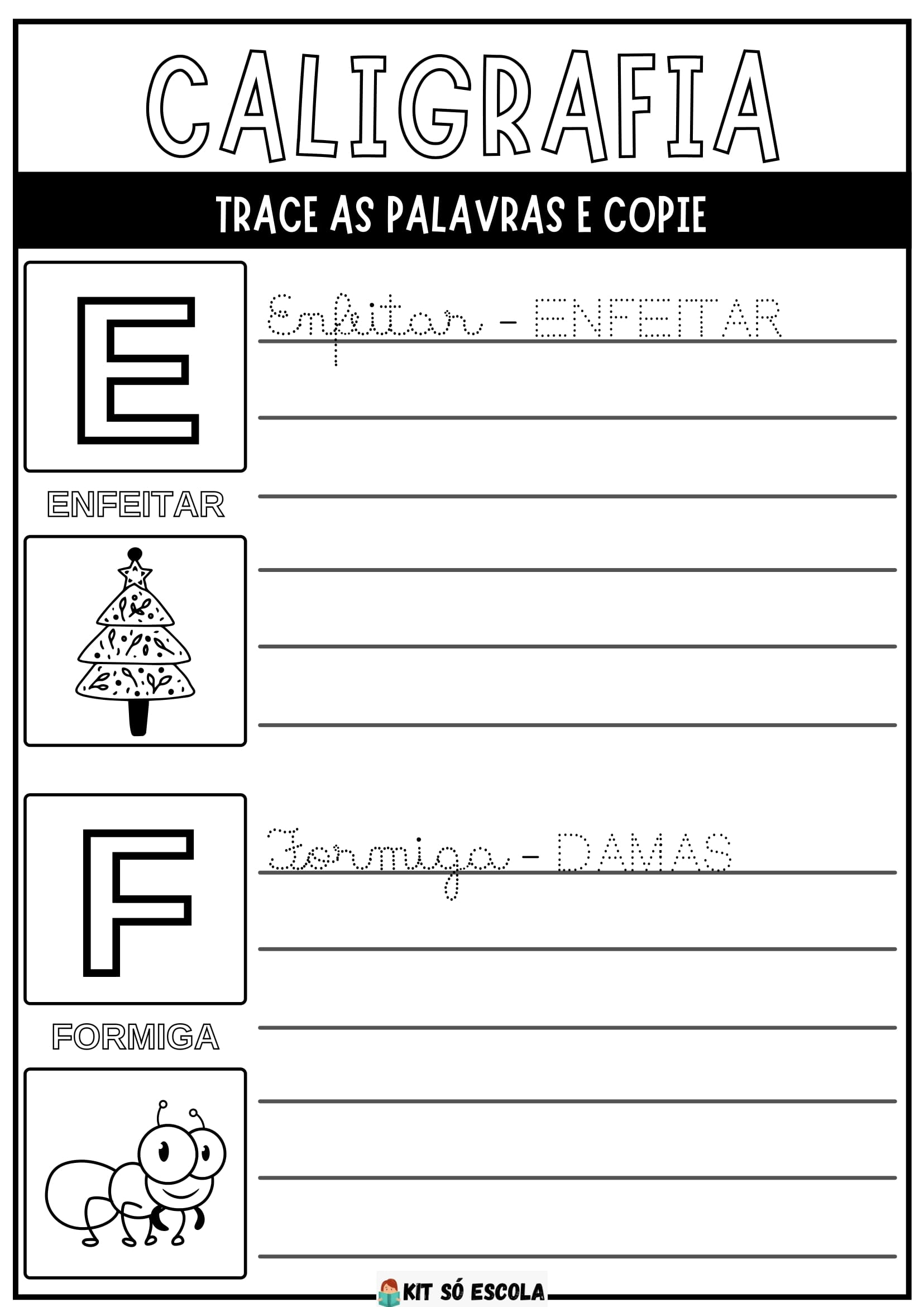 220 Atividades de Caligrafia - Imagem 4