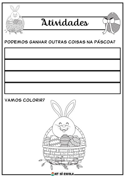 Atividades para a Páscoa
