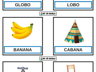 Consciência Fonológica – Cards das Rimas
