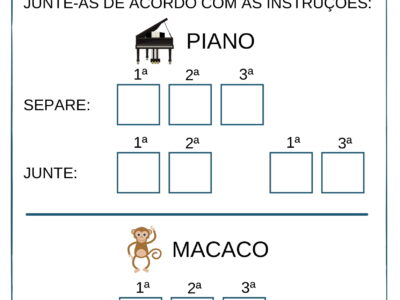Atividades de Consciência Silábica PDF