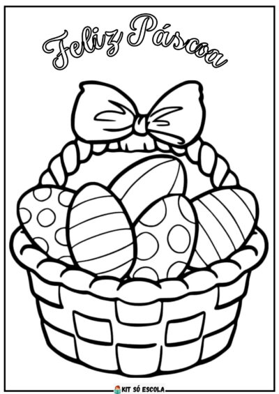 Desenhos para Colorir da Páscoa