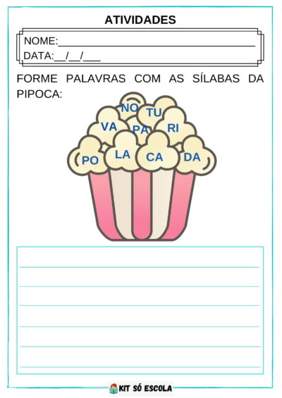Atividades Noção de Palavra