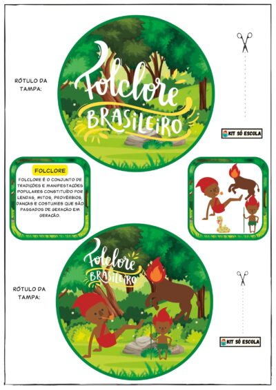 Folclore: Personagens na Lata
