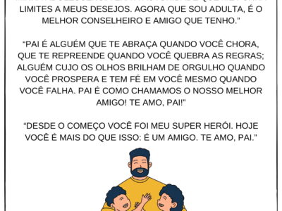 Poemas Dia dos Pais