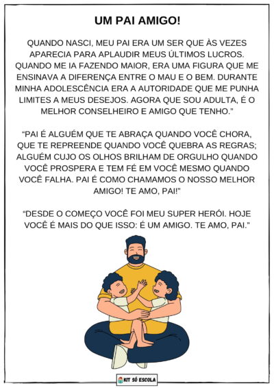 Poemas Dia dos Pais