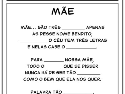 Kit Dia das Mães em PDF