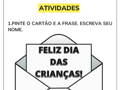 Atividades Bncc Dia das Crianças Ed. Infantil