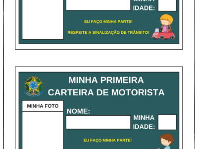 Trânsito Divertido – Kit de Lembrancinhas