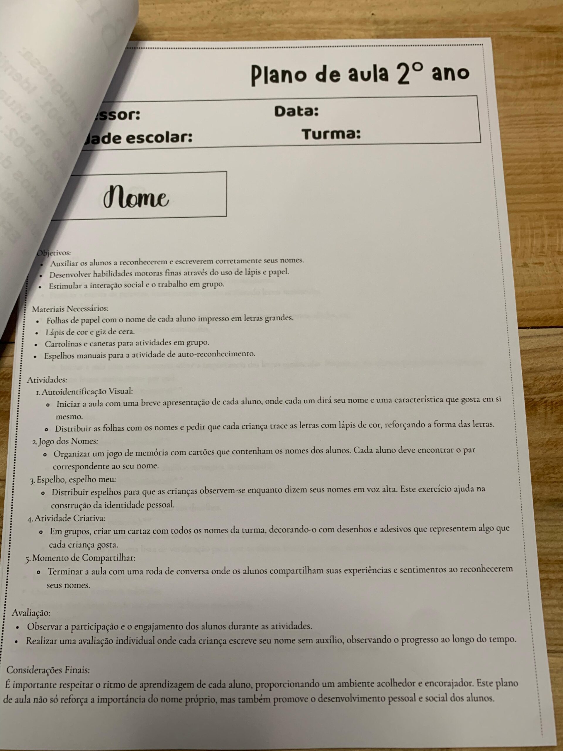 Planos de Aula – 2º Ano - Imagem 3