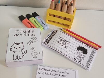 Carnê e Caixinha das Rimas