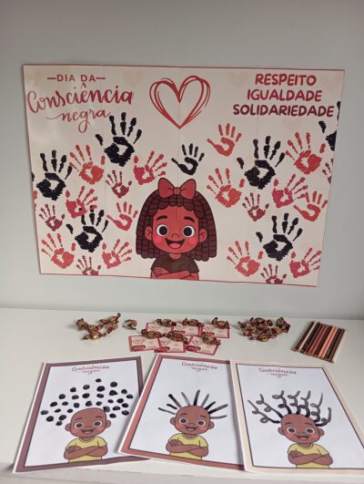 Kit Consciência Negra – Painéis, Cartão e Atividade Educativa