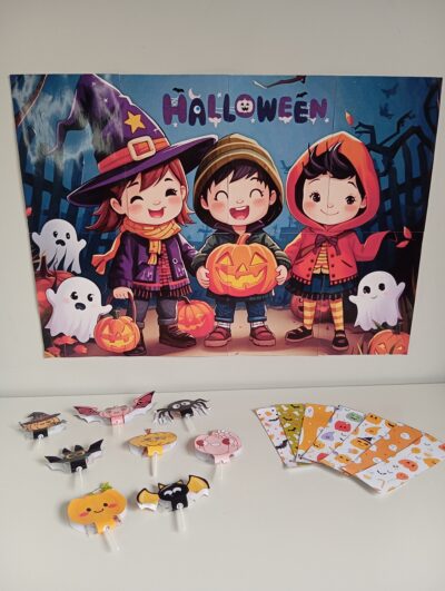 Painel e Lembrancinhas de Halloween