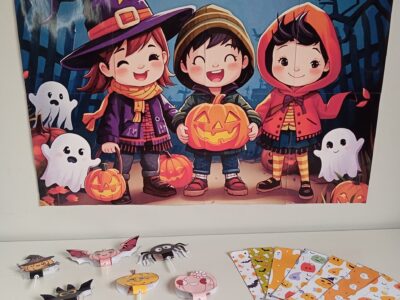 Painel e Lembrancinhas de Halloween