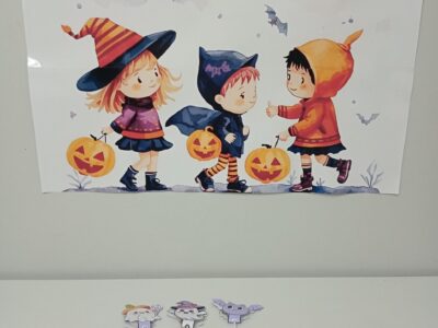 Painel e Lembrancinhas de Halloween 2