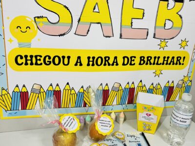 Kit Painel + Lembrancinhas SAEB