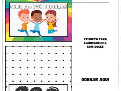 Lembrancinhas e Moldes para o Dia das Crianças