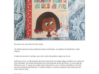 Texto: Menina Bonita do Laço de Fita
