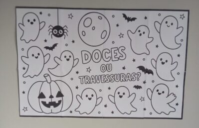 Painel Interativo de Halloween