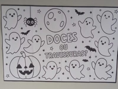 Painel Interativo de Halloween