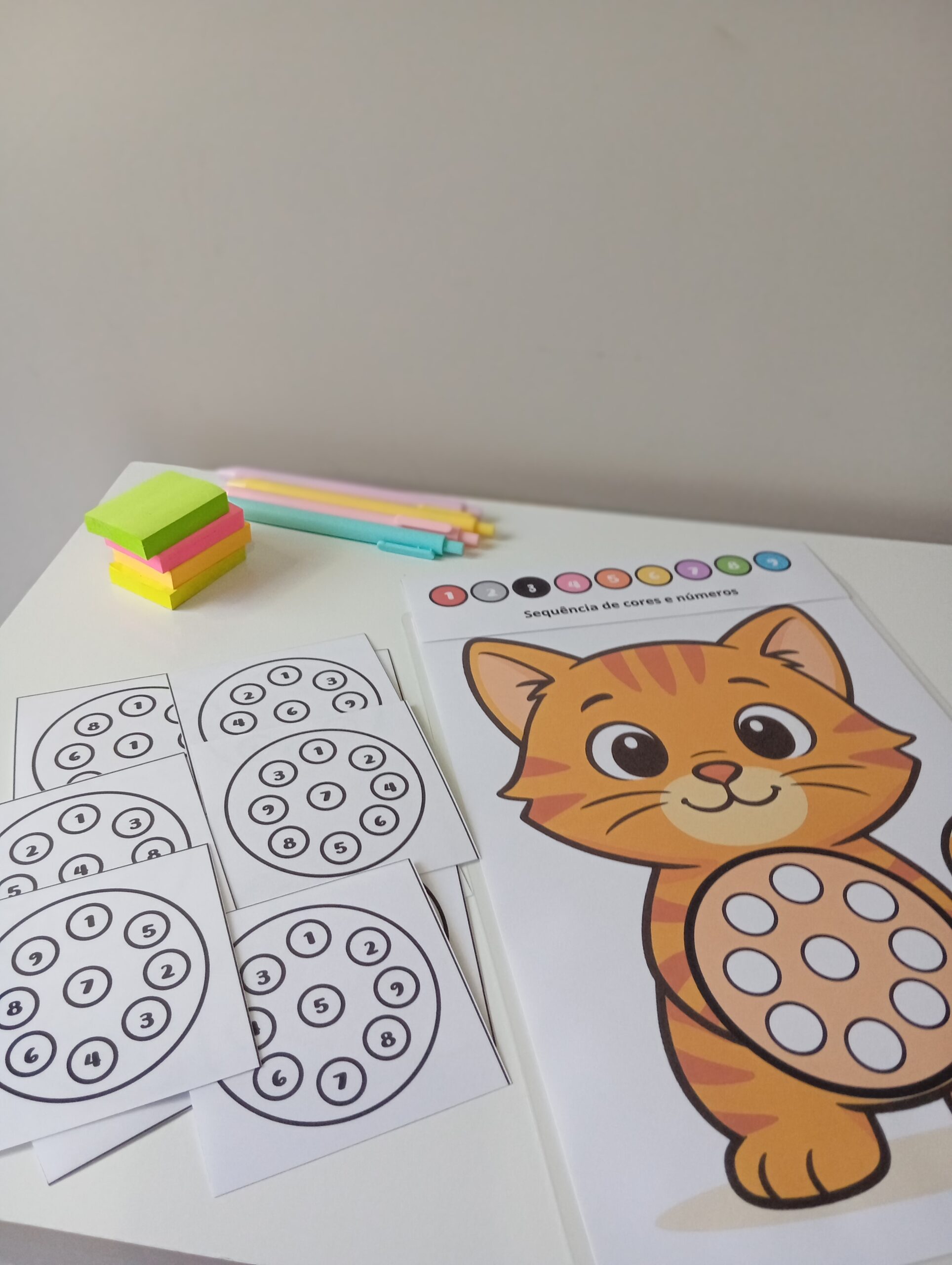 Sequência de Cores e Números - Imagem 3