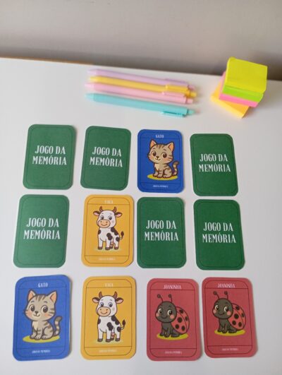 Jogo da Memória dos Animais