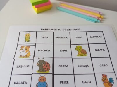 Atividade de Pareamento de Animais