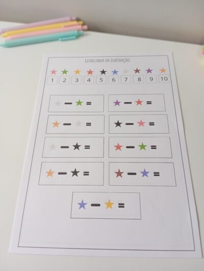 Estrelinha da Subtração