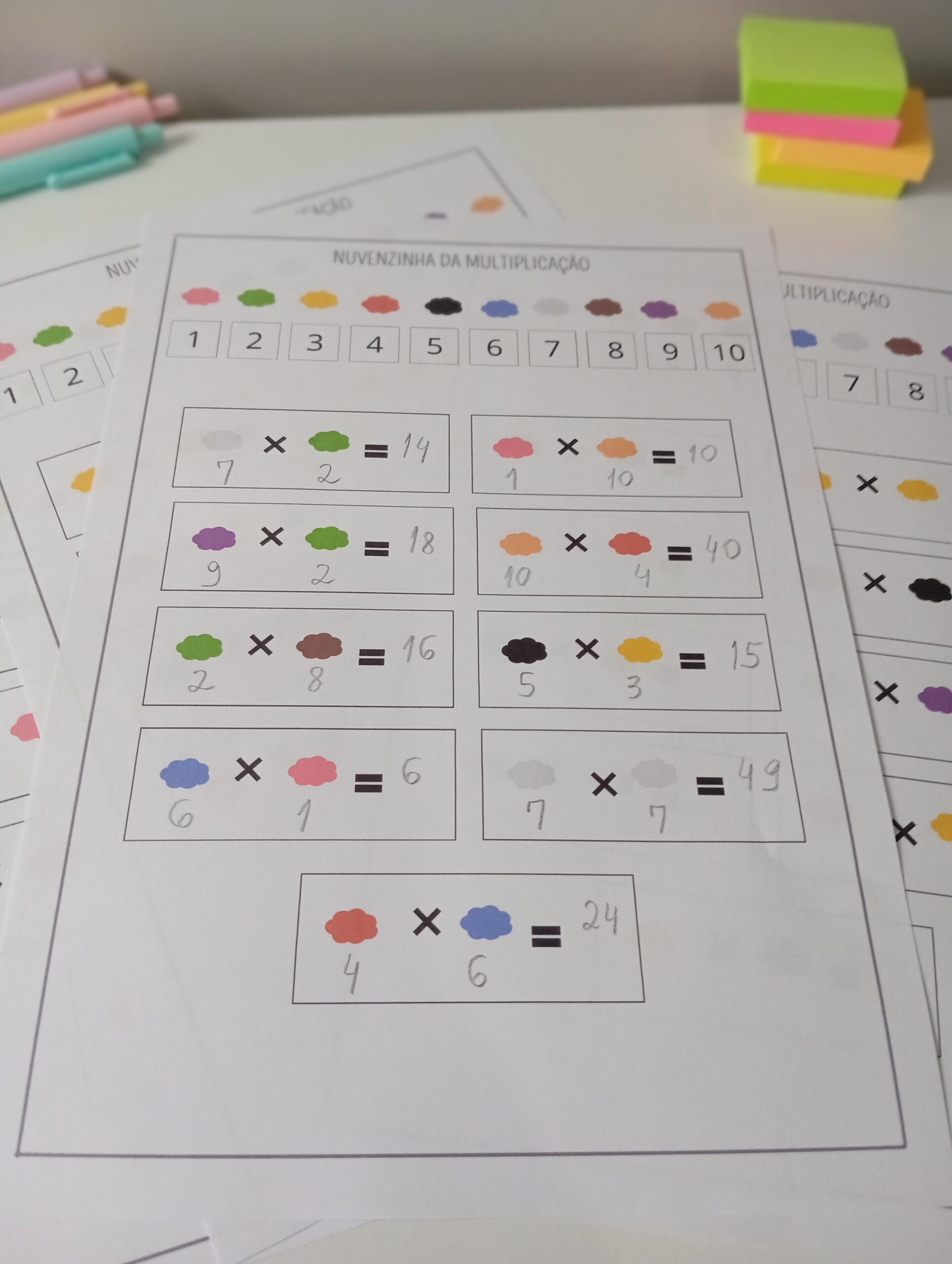 Nuvenzinha da Multiplicação - Imagem 2