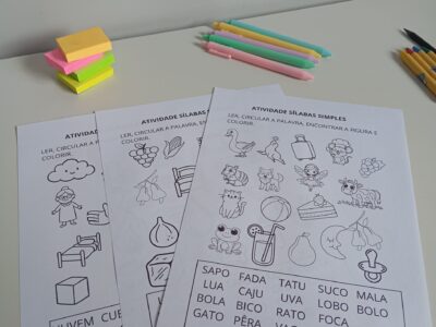 Atividade de Sílabas Simples