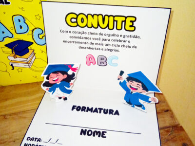 Convite de Formatura 3D