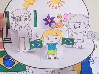 Cenário 3D e Balancê – Dia da Bandeira