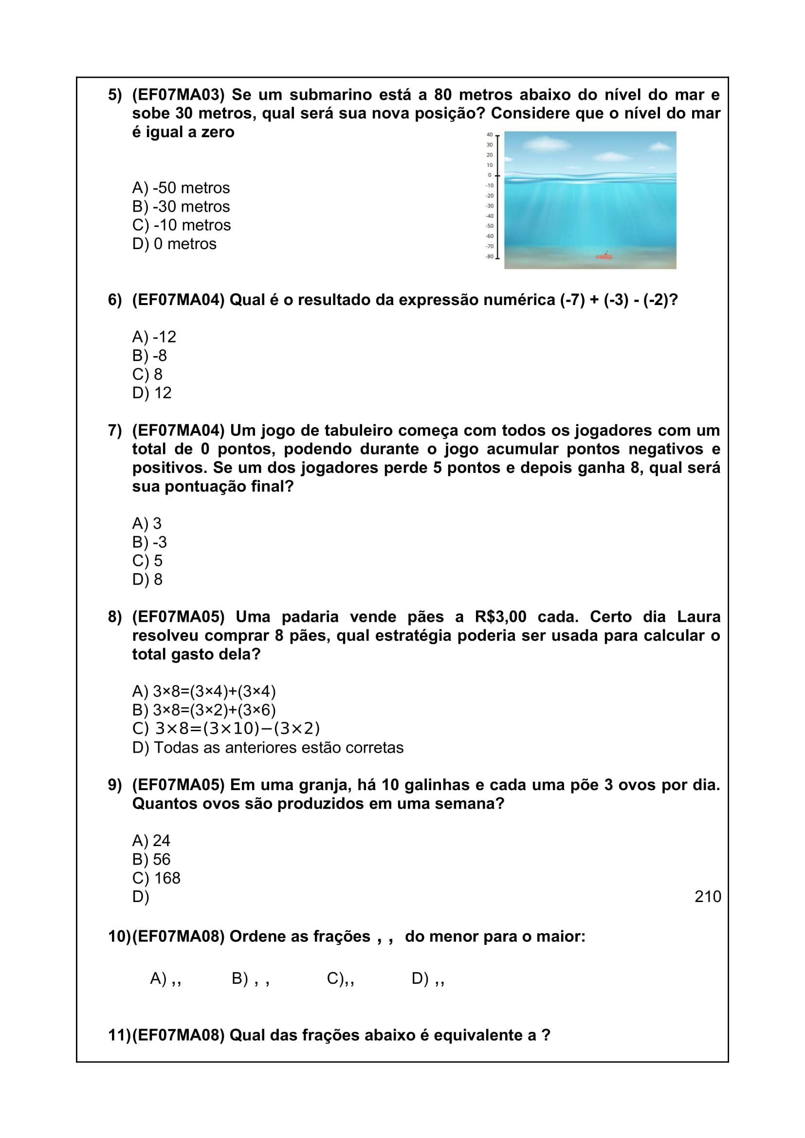 AVALIAÇÕES DIAGNÓSTICAS (6º ao 9º ano) - BNCC - Imagem 3