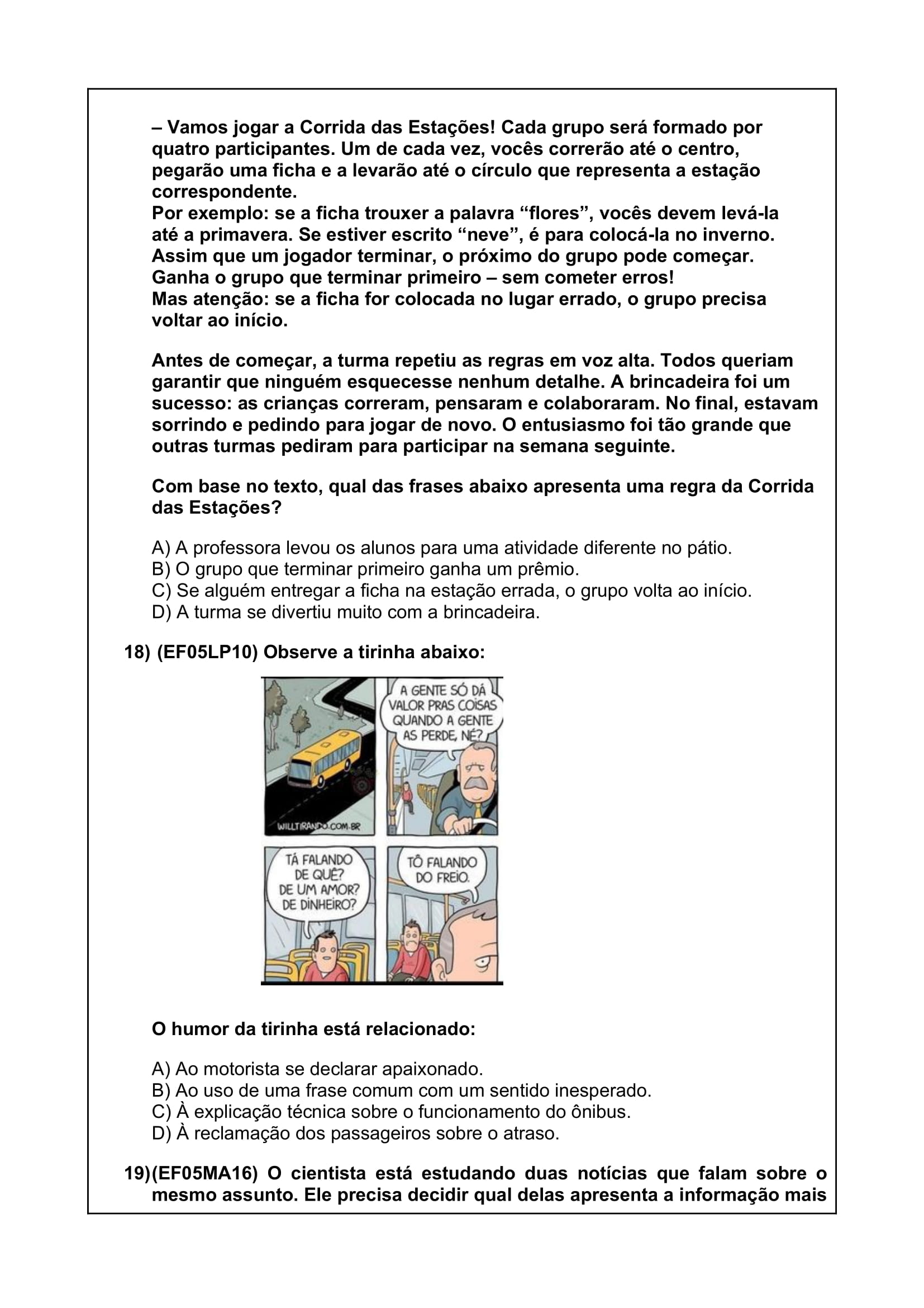 AVALIAÇÕES DIAGNÓSTICAS (6º ao 9º ano) - BNCC - Imagem 6