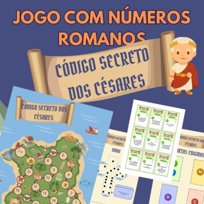 JOGO COM NÚMEROS ROMANOS – CÓDIGO SECRETO DOS CÉSARES