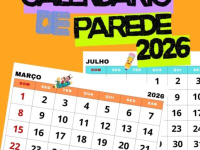 CALENDÁRIO DE PAREDE 2026
